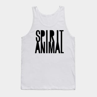 Spirit Animal Black Tank Top